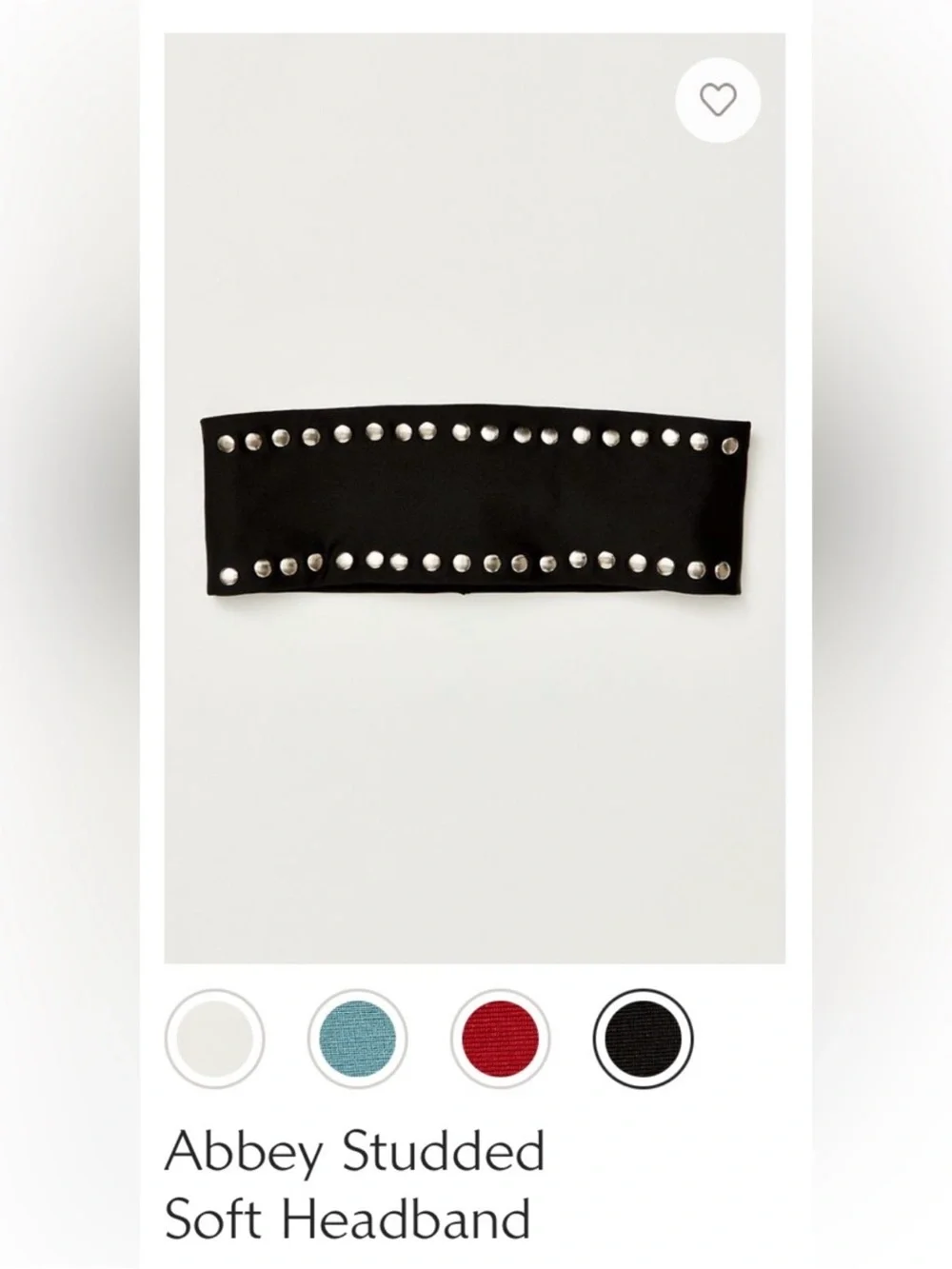 Free People Abbey red Studded Hair Bandeau